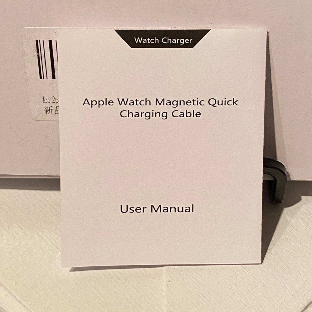 Apple Watch Magnetic Quick Charging Cable set of 2 in box